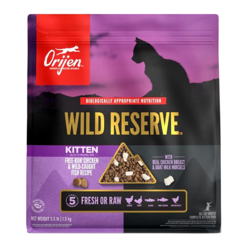 Orijen Kitten Grain Free Wild Reserve Recipe with Freeze Dried 3.5#