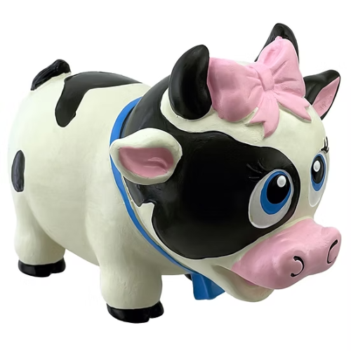 PetSport Naturflex Large Cow 8" Dog Toy