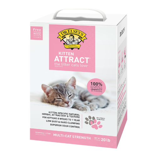 Dr. Elsey's Precious Cat Kitten Attract Clumping Clay Litter 20#