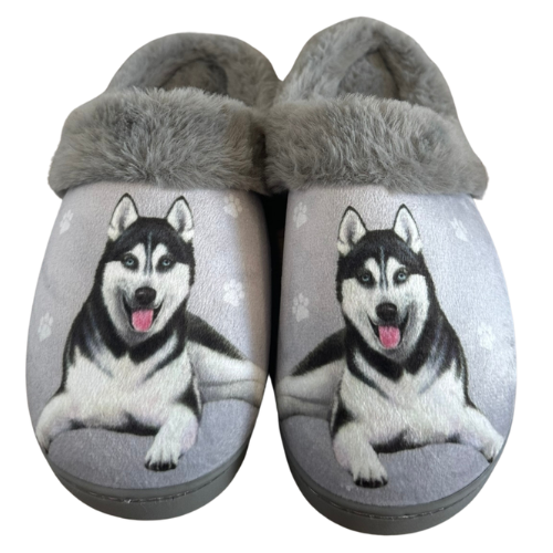Siberian Husky Slippers SM MD
