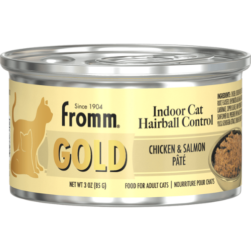 Fromm Gold Cat Indoor Chicken & Salmon Pate 3oz Can
