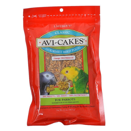Lafeber Classic Avi Cakes for Parrots Medium 12oz