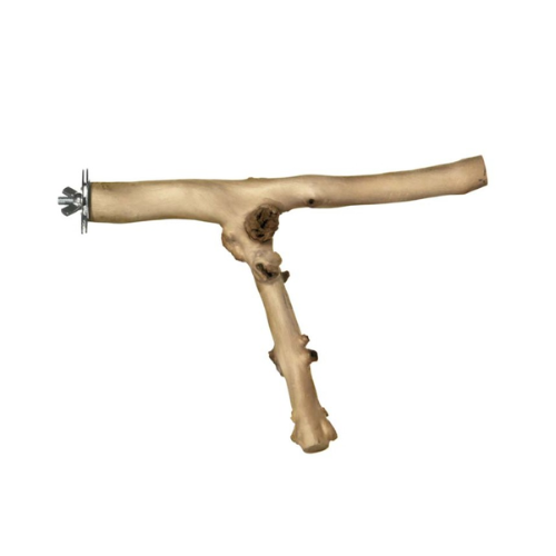 Prevue Pet Products Coffee Wood Perch For Birds 9"