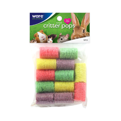 Ware Critter Pops Fun Chew Treats Small 12 Pack