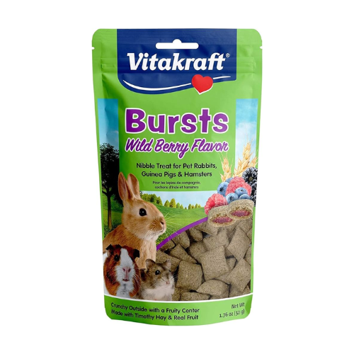 Vitakraft Bursts Wild Berry Treats For Small Animals 1.76oz