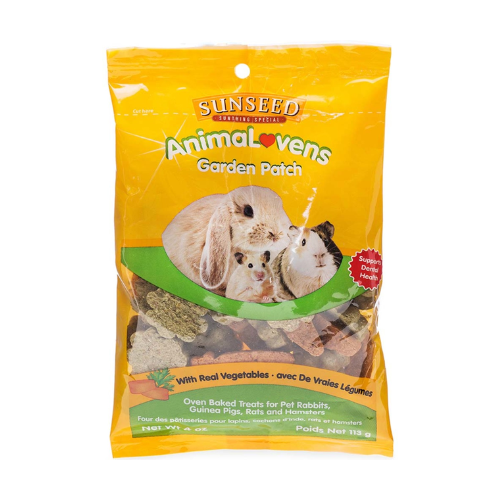 Sunseed Animalovens Small Animal Treats Garden Patch 4oz