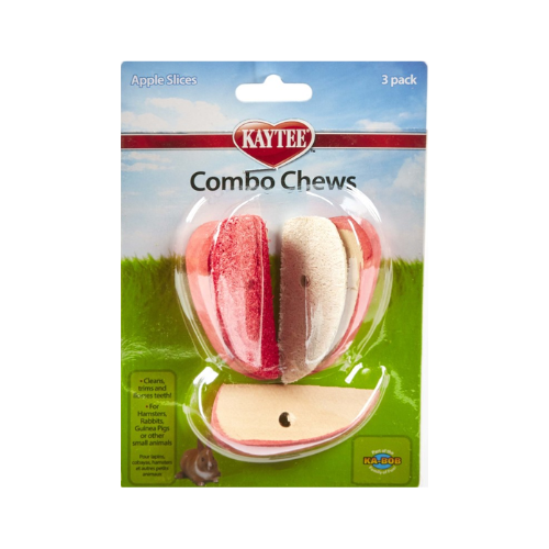 Kaytee Small Animal Apple Slice Combo Chews 3 Pack