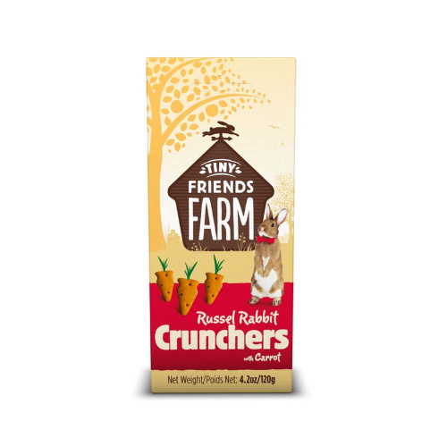 Tiny Friends Farm Small Animal  Russel Rabbit Crunchers 4.2oz