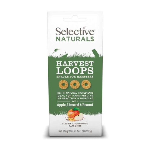 Supreme Selective Naturals Small Animal Treats Harvest Loops 2.8oz