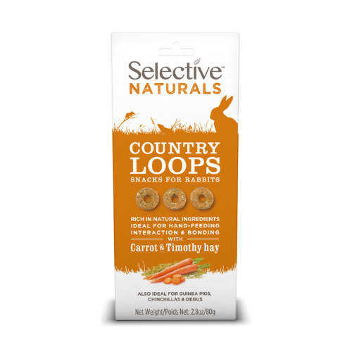 Supreme Selective Naturals Small Animal Treats Country Loops 2.8oz