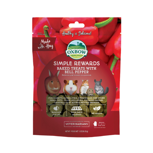 Oxbow Simple Rewards Treats Baked Pepper 3oz
