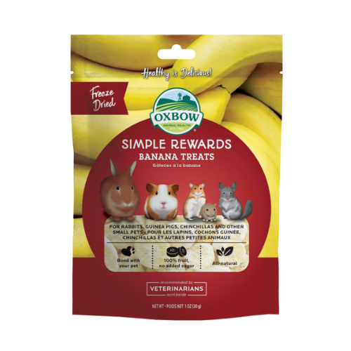 Oxbow Simple Rewards Treats Banana 1oz