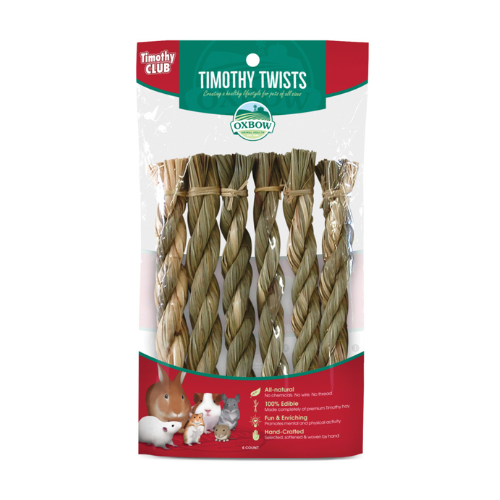 Oxbow Timothy Club Carrot Twists 6 Pack