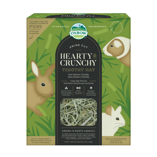 Oxbow Prime Cut Hearty & Crunchy Timothy Hay 40oz