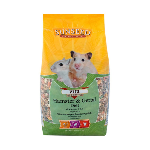 Sunseed Vita Sunscription Hamster & Gerbil 2.5#