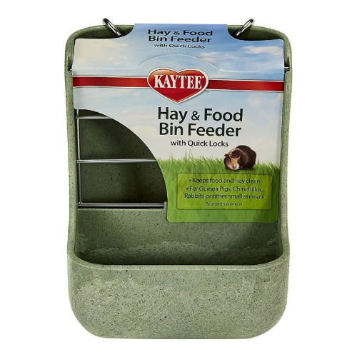 Kaytee Hay & Food Bin Feeder 5.27in