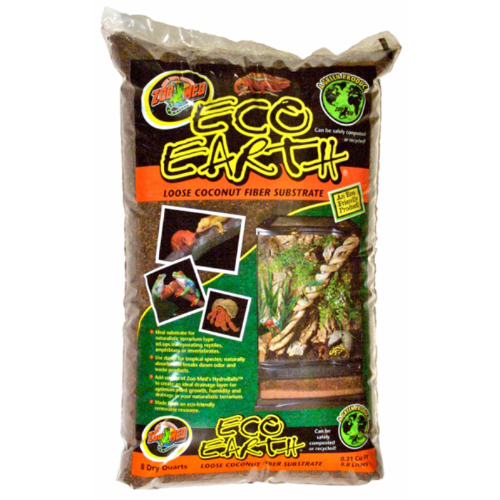 Zoo Med Eco Earth Loose Coconut Fiber Substrate 8 Quartz