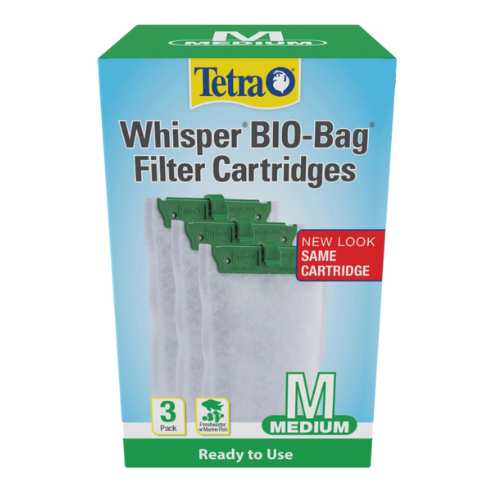 Tetra Bio Bag Filter Cartridges Disposable Medium 3 Pack