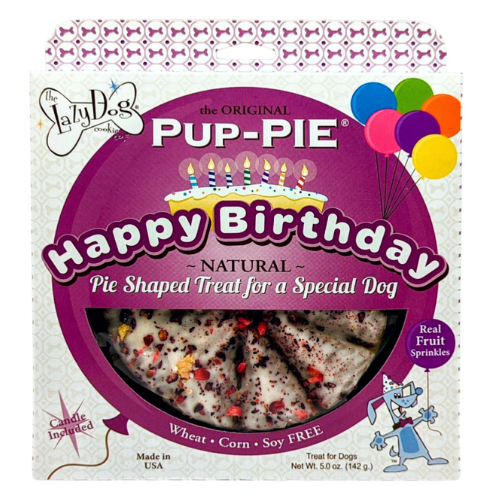 Lazy Dog Pup-Pie Happy Birthday 10 Slices 5oz