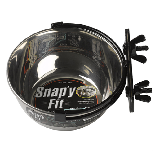Midwest Homes Snap'y Fit Stainless Steel Bowl 10oz
