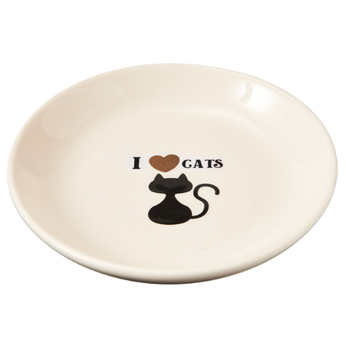 Ethical Spot I Love Cats Saucer 5"