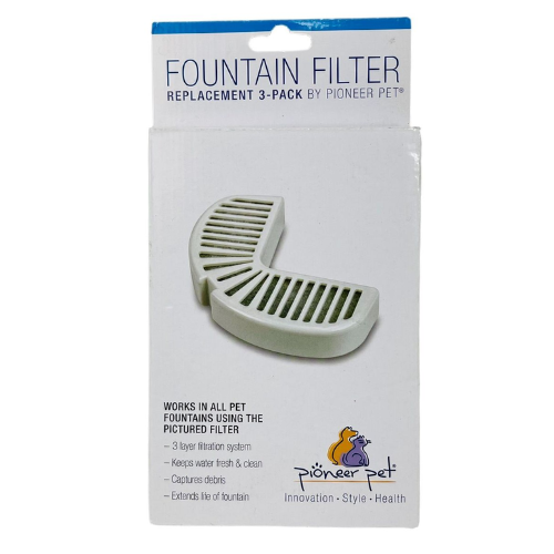 Pioneer Pet Fountain Filters Replacement 3 Pack