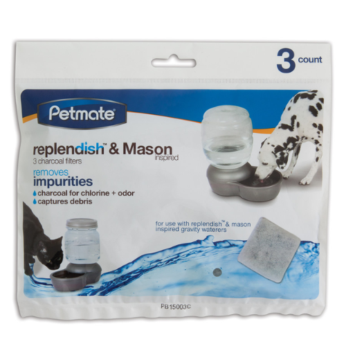 Petmate Replendish Charcoal Filters 3 Pack