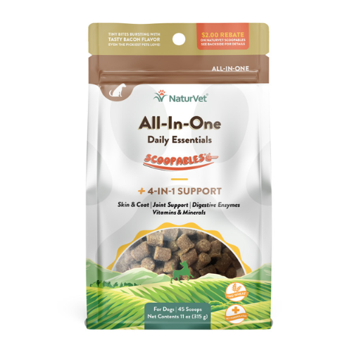 Naturvet Dog Scoopables All In One 4 in 1 Daily Essentials Support 11oz