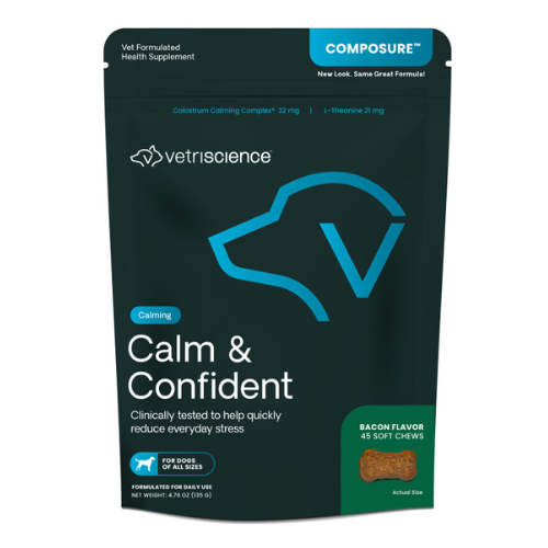 Vetriscience Dog Daily Calming Chews Bacon 45ct