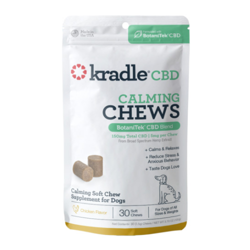 Kradle Calming CBD Chicken Dog Chews 30ct