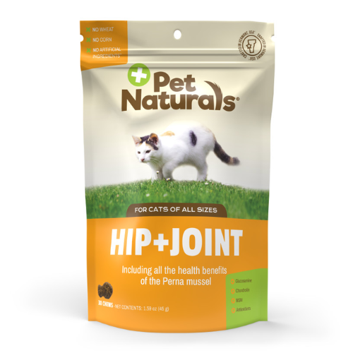 Pet Naturals Hip & Joint Chews Cat Supplement Soft Chews 30ct
