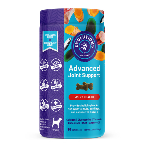 NaturVet Evolutions Dog Advanced Joint Support Soft Chews 90ct