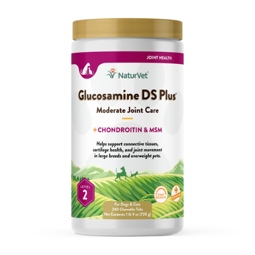 NaturVet Glucosamine DS+ Joint Stage 2 Tablets 240ct