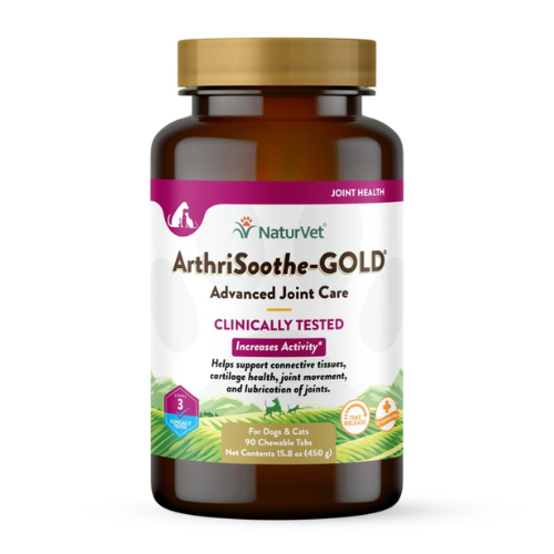 NaturVet ArthriSoothe Gold Advanced Joint Stage 3 Supplement Tablets 90ct