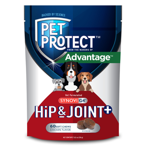Advantage Pet Protect Dog Hip & Joint Chews Chicken Flavor 60ct