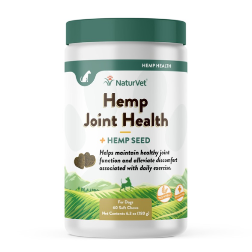 NaturVet Dog Hemp Joint Health Soft Chew 60ct