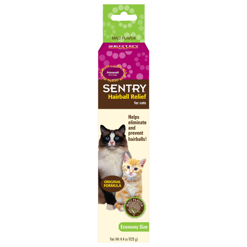 Sentry Petromalt Cat Hairball Relief Family Size Malt Flavor 4.4oz