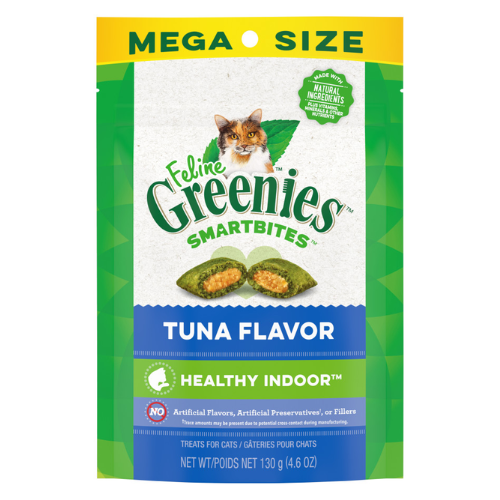 Greenies Smartbites Cat Treats Hairball Control Tuna 4.6oz