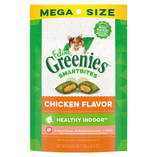 Greenies Smartbites Cat Treats Healthy Indoor Chicken 4.6oz