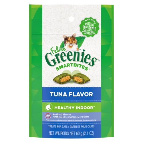 Greenies Smartbites Cat Treats Hairball Control Tuna 2.1oz