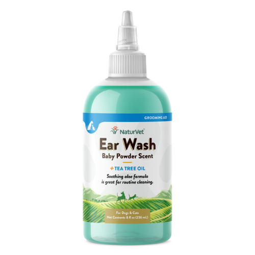 NaturVet Pet Ear Wash with Tea Tree Oil 8oz