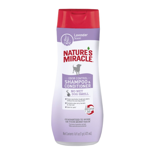 Natures Miracle Dog Shampoo & Conditioner Lavender 16oz