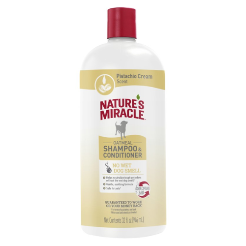 Natures Miracle Dog Shampoo & Conditioner Pistachio Cream 32oz