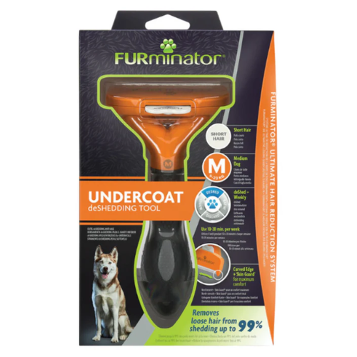 FURminator Deshedding Tool Short Hair Medium Dog