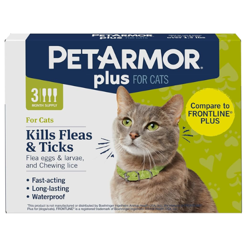 Pet Armor Plus Flea & Tick Prevention Feline Over 1.5# 3 Dose