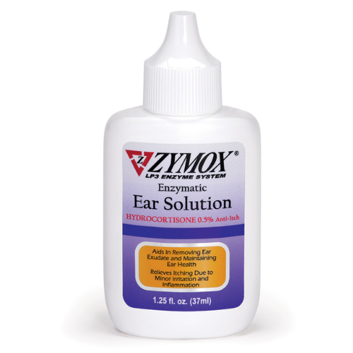 Zymox Enzymatic Ear Solution with Hydrocortisone 1.25oz