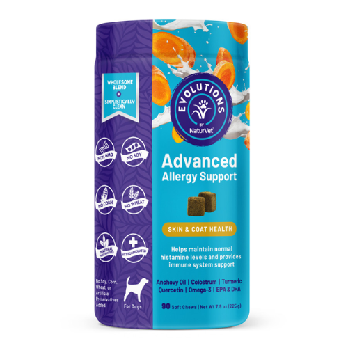 Evolutions By Naturvet Dog Advanced Allergy Support Soft Chew 90ct