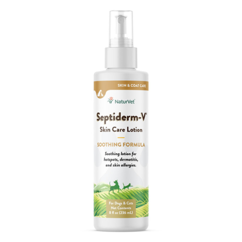 NaturVet Septiderm-V Skin Care Spray Lotion 8oz