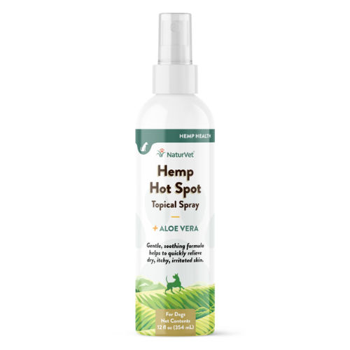NaturVet Dog Hemp Hot Spot Spray 12oz