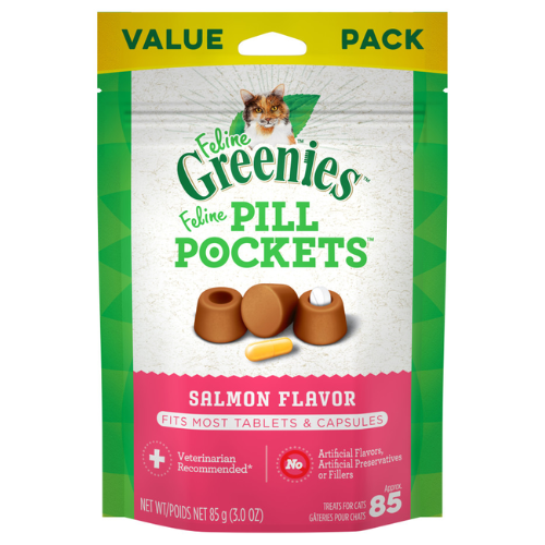 Greenies Cat Pill Pockets Salmon 3oz